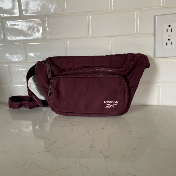 Reebok Handbags - Reebok Crossbody Bag Burgundy One Size
